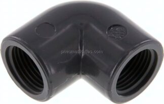 90°-Winkel Rp 3/8" (IG), PVC-U