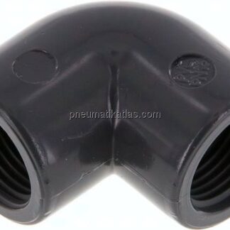 90°-Winkel Rp 3/8" (IG), PVC-U