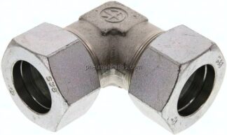 Winkel-Schneidringverschraubung 38 S (M52x2), Stahl verzinkt