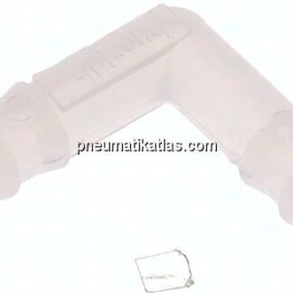 Winkel-Schlauchverbinder 6 (1/4")mm, PVDF