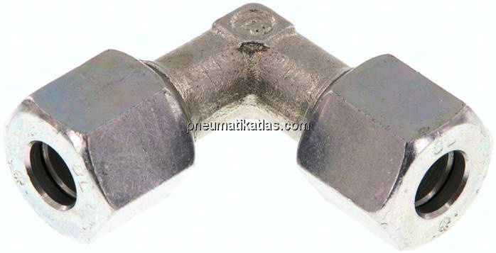 Winkel-Schneidringverschraubung 8 L (M14x1,5), Stahl verzinkt