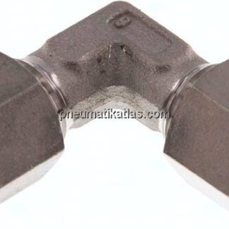 Winkel-Schneidringverschraubung 8 L (M14x1,5), Klemmring 1.4571 (NC)