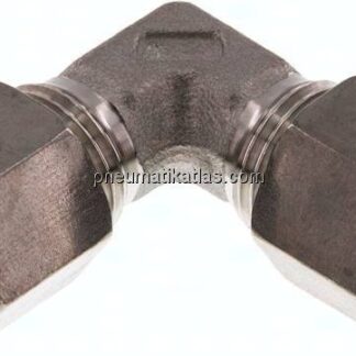 Winkel-Schneidringverschraubung 8 S (M16x1,5), Klemmring 1.4571 (NC)