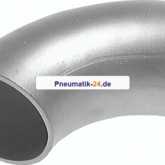 Rohrbogen Typ3, 114,3x3,6mm, P235GH-TC1 Stahl schwarz, nahtlos, EN 10253 Typ A (DIN 2605)