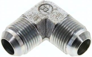 90°-Winkel,UN 1-1/16"-12 AG (JIC), Stahl verzinkt