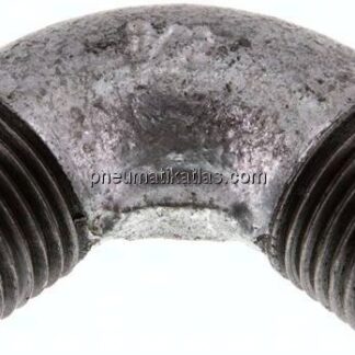 90°-Winkel R 1/2" (AG), Temperguss verzinkt