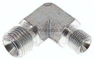 90°-Winkel, 60°Konus G 1/4"-G 1/8" (AG), Stahl verzinkt
