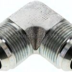 90°-Winkel,UN 1-5/16"-12 AG (JIC), Stahl verzinkt