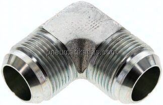 90°-Winkel,UN 1-5/16"-12 AG (JIC), Stahl verzinkt