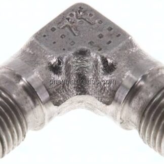 90°-Winkel, 60°Konus G 1/8"-G 1/8" (AG), V4A