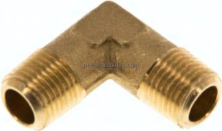 90°-Winkel R 1/8" (AG), Messing