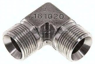90°-Winkel, 60°Konus G 3/4"-G 3/4" (AG), V4A
