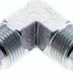 90°-Winkel,UNF 3/4"-16 AG (JIC), Stahl verzinkt