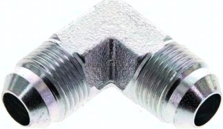 90°-Winkel,UNF 3/4"-16 AG (JIC), Stahl verzinkt