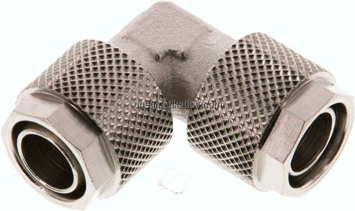 Winkel-Verschraubung 12x10mm, Messing vernickelt