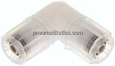 Winkel-Verschraubung 6x4mm, PFA