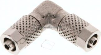 Winkel-Verschraubung 5x3mm, Messing vernickelt