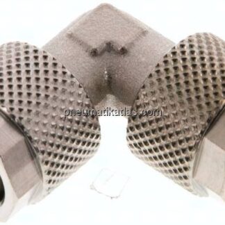 Winkel-Verschraubung 10x8mm, Messing vernickelt