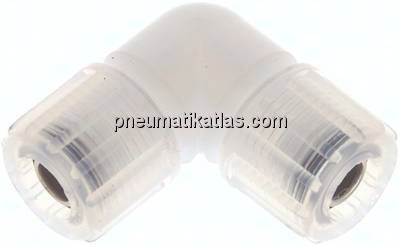 Winkel-Verschraubung 10x8mm, PFA