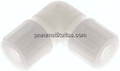 Winkel-Verschraubung 10x8mm, PVDF