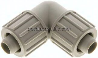 Winkel-Verschraubung 20x13mm, Polypropylen