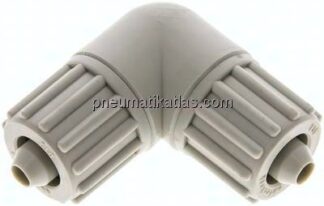 Winkel-Verschraubung 12x6mm, Polypropylen