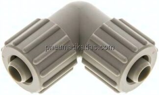 Winkel-Verschraubung 15x9mm, Polypropylen