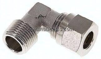 Winkel-Schneidringverschraub. R 3/8"-10 L (M16x1,5), Messing vernickelt