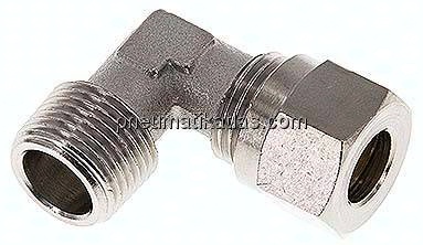 Winkel-Schneidringverschraub. R 3/8"-10 L (M16x1,5), Messing vernickelt