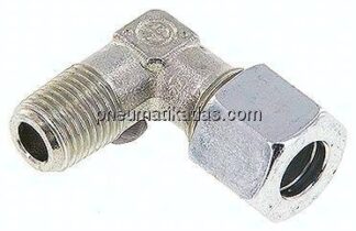 Winkel-Schneidringverschraub. R 1/4"-10 L (M16x1,5), Stahl verzinkt