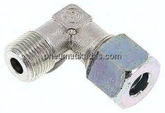 Winkel-Schneidringverschraub. R 3/8"-10 S (M18x1,5), Stahl verzinkt