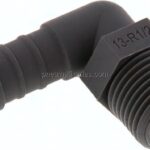Winkel-Gewindetülle R 1/2"-13 (1/2")mm, PA 6