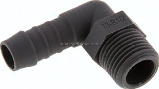 Winkel-Gewindetülle R 1/2"-13 (1/2")mm, PA 6