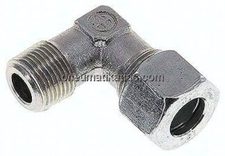 Winkel-Schneidringverschraub. R 3/8"-12 L (M18x1,5), Stahl verzinkt