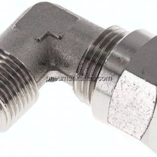 Winkel-Schneidringverschraub. R 3/8"-12 L (M18x1,5), Messing vernickelt