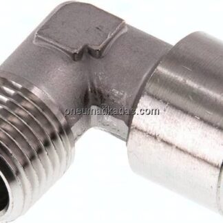 90°-Einschraubwinkel G 1/2"(IG)-R 1/2"(AG), 1.4404