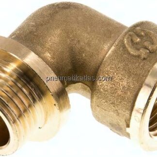 90°-Einschraubwinkel G 1/2"(IG)-G 1/2"(AG), Messing