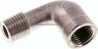 90°-Einschraubwinkel Rp 1/4"(IG)-R 1/4"(AG), 1.4408
