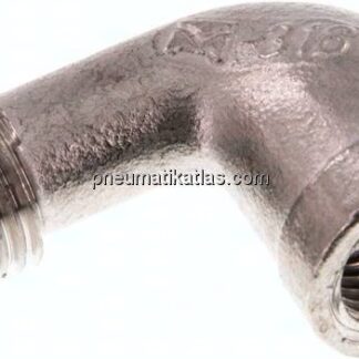 90°-Einschraubwinkel Rp 1/4"(IG)-R 1/4"(AG), 1.4408