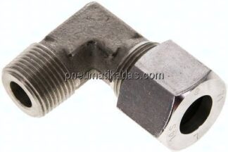 Winkel-Schneidringverschraub. M 20x1,5 (konisch)-14 S (M22x1,5), 1.4571