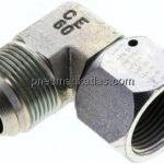 90°-Einschraubwinkel, UN 1-5/16"-12 (JIC), Stahl verzinkt