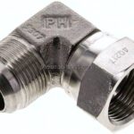90°-Einschraubwinkel, UN 1-5/16"-12 (JIC), V4A