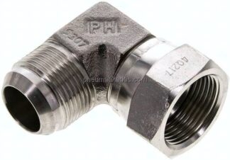 90°-Einschraubwinkel, UN 1-5/16"-12 (JIC), V4A