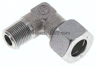 Winkel-Schneidringverschraub. R 3/8"-15 L (M22x1,5), Stahl verzinkt