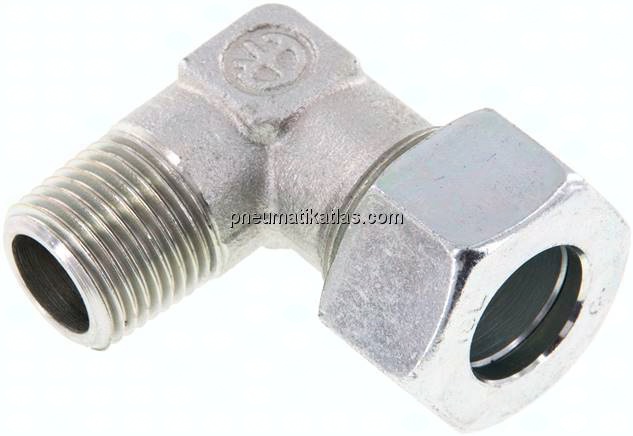 Winkel-Schneidringverschraub. R 1/2"-18 L (M26x1,5), Stahl verzinkt