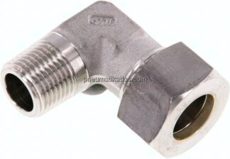Winkel-Schneidringverschraub. R 1/2"-18 L (M26x1,5), Klemmring 1.4571 (NC)