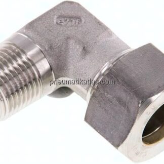 Winkel-Schneidringverschraub. R 1/2"-18 L (M26x1,5), Klemmring 1.4571 (NC)