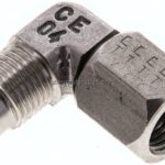 90°-Einschraubwinkel, UNF 1/2"-20 (JIC), V4A