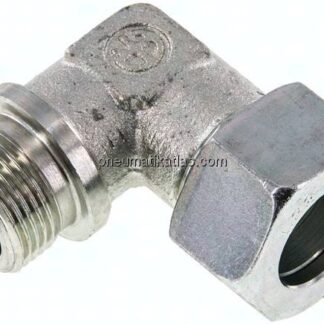 Winkel-Schneidringverschraub. G 3/4"-22 L (M30x2), Stahl verzinkt