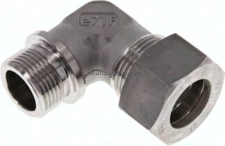 Winkel-Schneidringverschraub. G 3/4"-22 L (M30x2), Klemmring 1.4571 (NC)